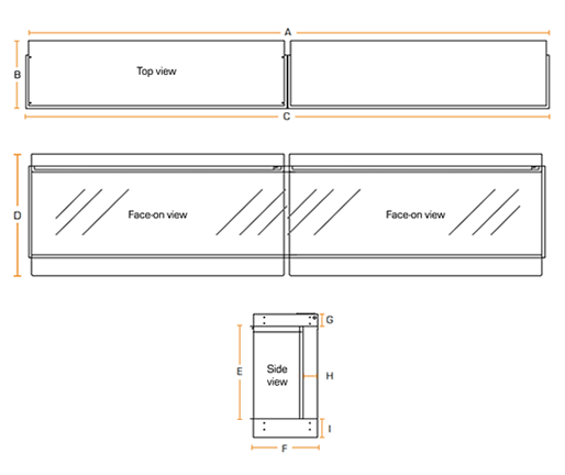 New Forest 2400 Media Wall Fire Sizes